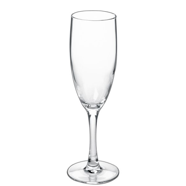 5.75 oz nuance clear stem champagne flute - MADE IN USA by ARC International (Luminarc)