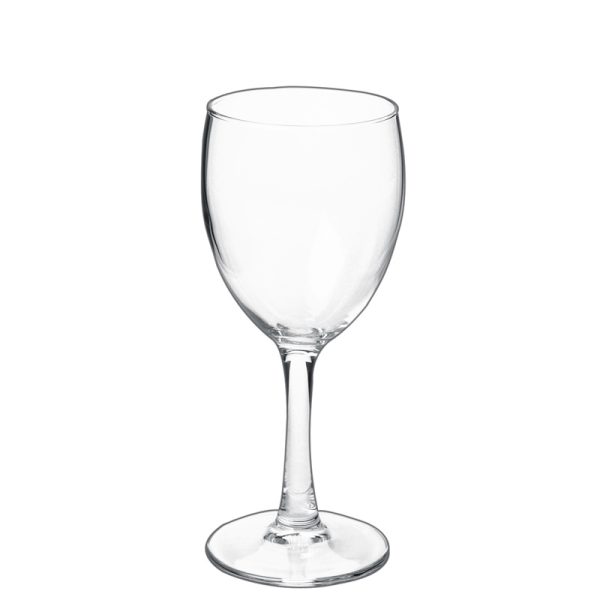 8.5 ounces nuance clear stem wine glass MADE IN USA by ARC International (Luminarc)