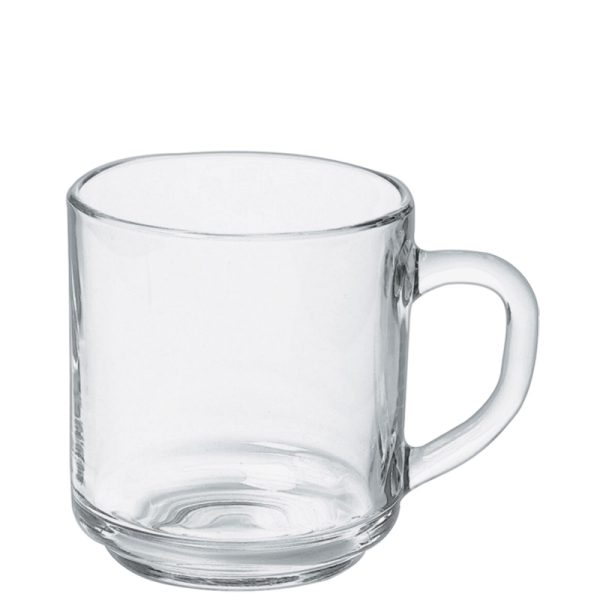 10 oz handy glass mug - MADE IN USA by ARC International (Luminarc)