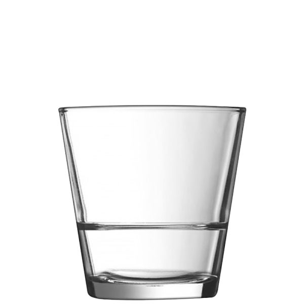 10.5 oz StackUp OTR Whiskey glass - MADE IN USA by ARC International (Luminarc)