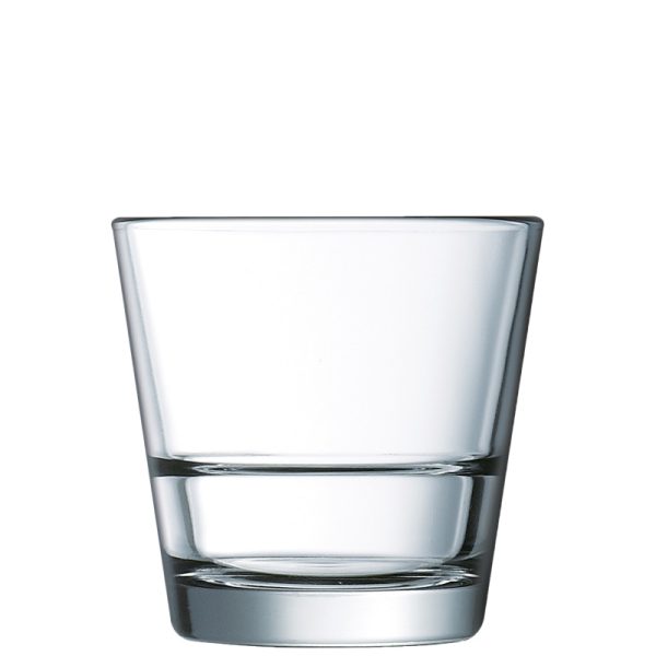 7 oz StackUp OTR Juice Side glass - MADE IN USA by ARC International (Luminarc)