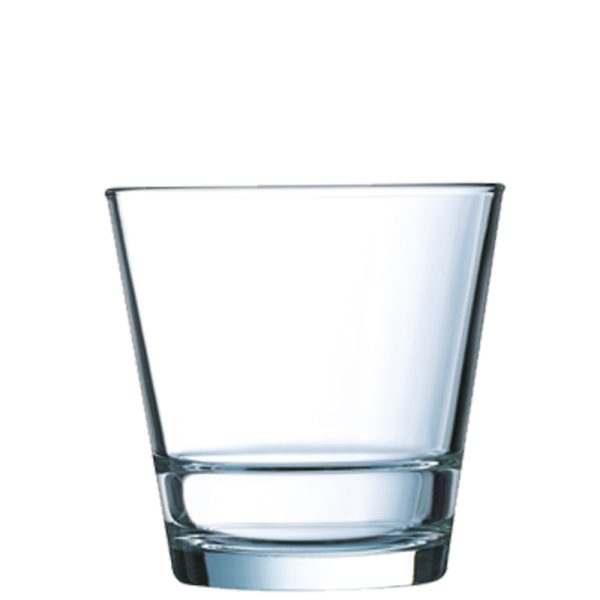 12 oz StackUp DOF Whiskey glass - MADE IN USA by ARC International (Luminarc)