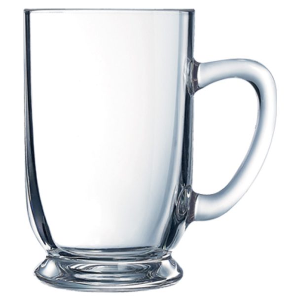 16 oz Bolero Glass Mug - MADE IN USA by ARC International (Luminarc)