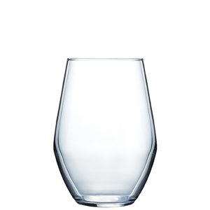 11.5 oz Concerto stemless wine glasses MADE IN USA by ARC International (Luminarc)