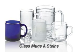 Glass Beer and Beverage Mugs